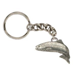 Jumping Atlantic Salmon Keychain 2007K